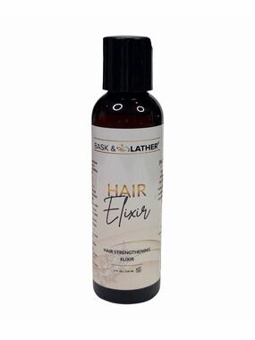 Bask & Lather Hair Strengthening Elixir Oil - 4 fl oz / 118 ml
